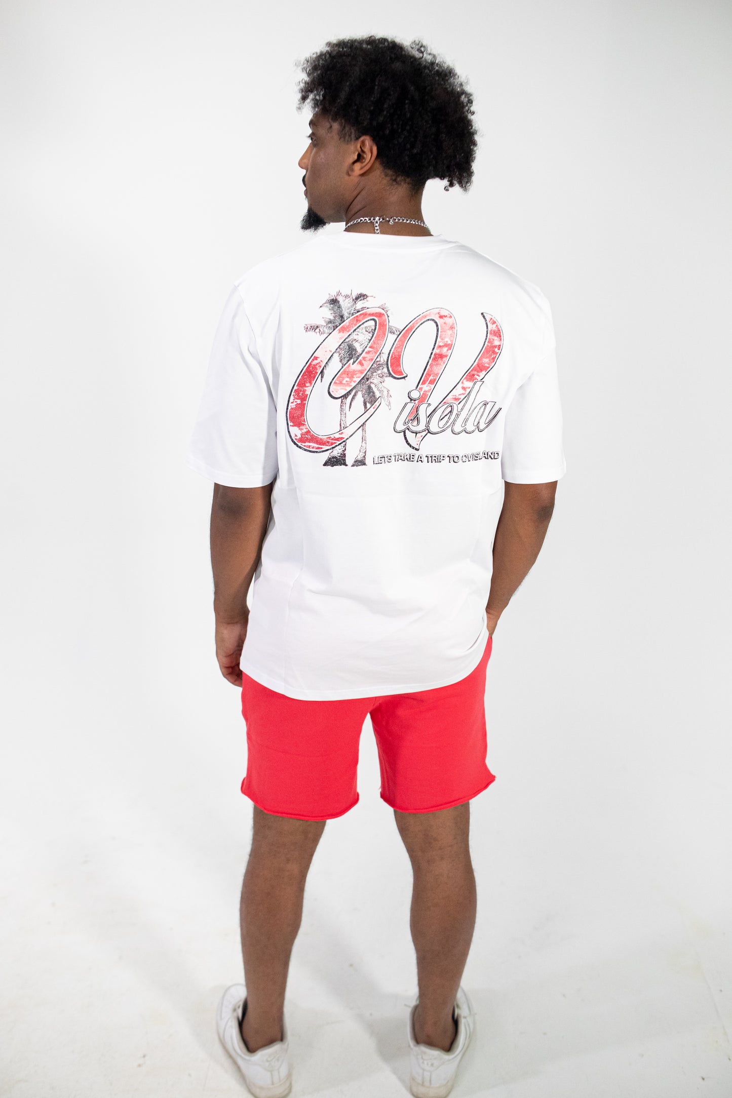 Isola Paradise Shorts - Red & Yellow