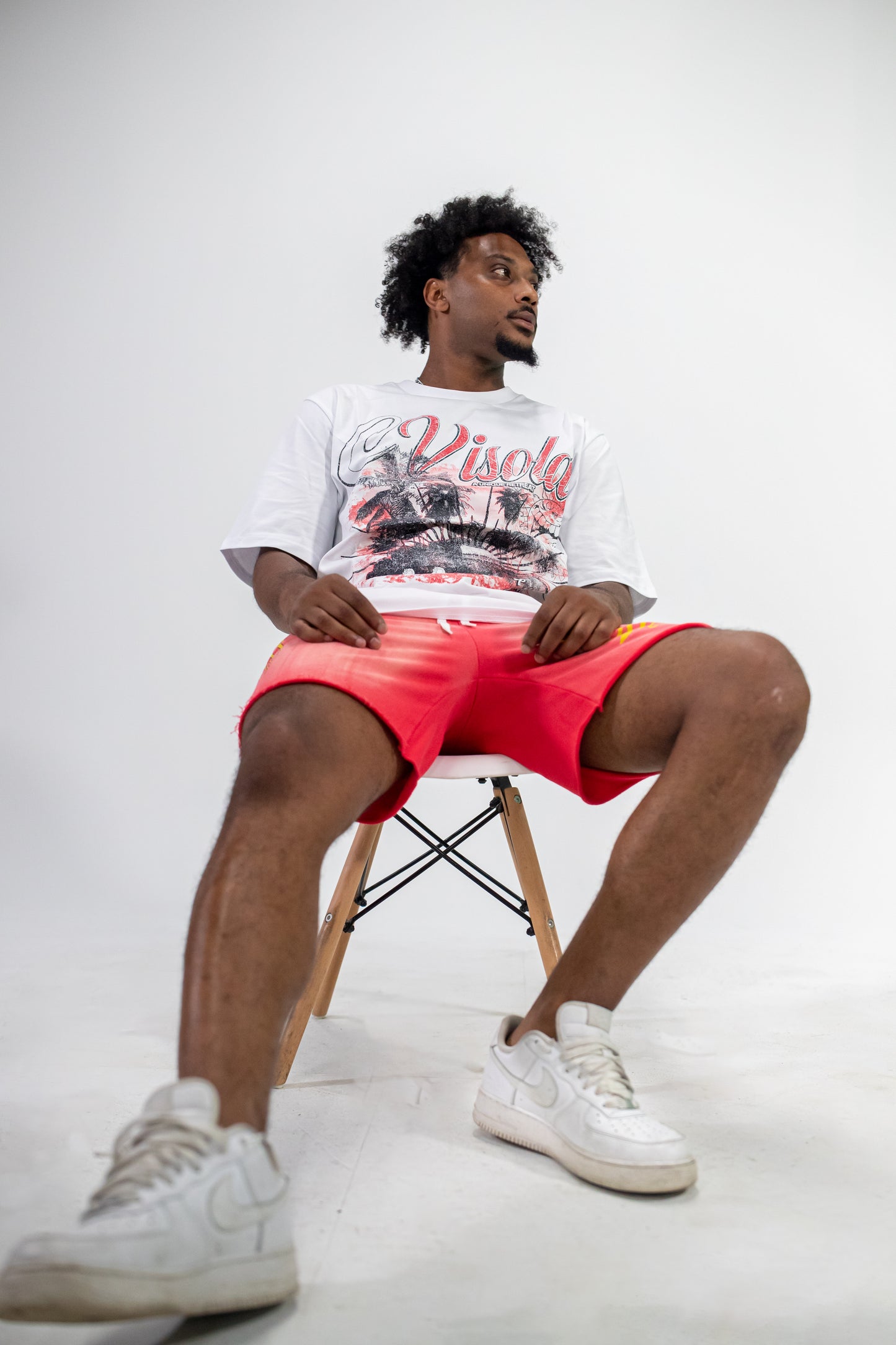 Isola Paradise Shorts - Red & Yellow
